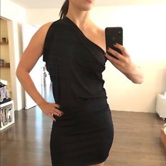 marciano black dress